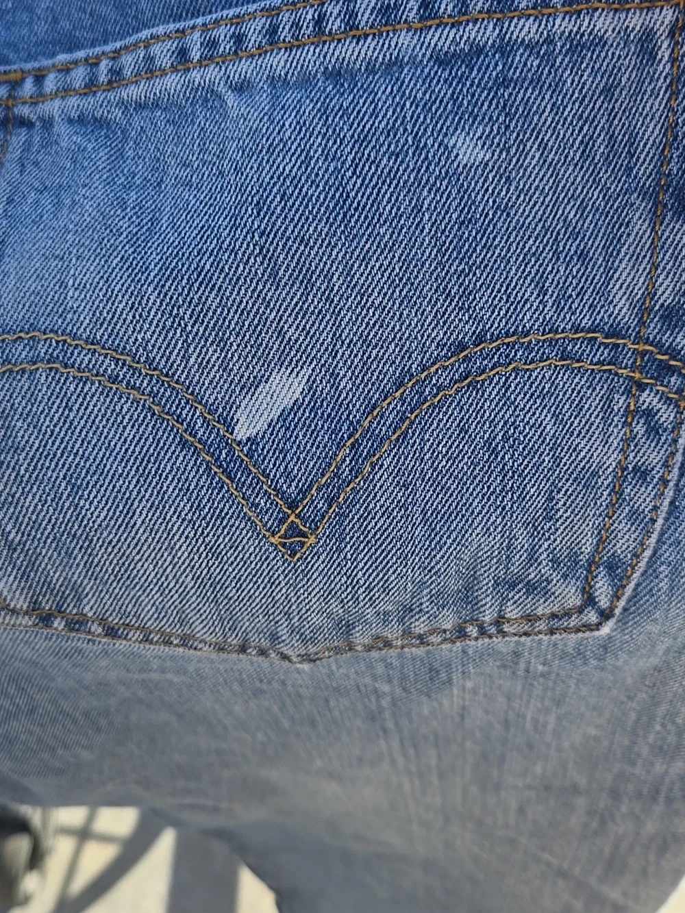 Levi's Light Blue Straight Jeans 501 Unisex Style, W35 L34, GUC, Casual Chic